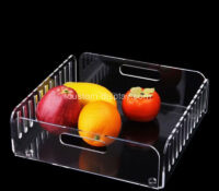 Custom acrylic square fruit tray CST-308 Custom acrylic square fruit tray