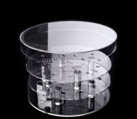 Custom acrylic round flower box CSA-1877 Custom acrylic round flower box