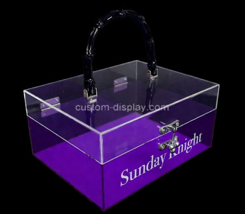 Custom acrylic gift box with handle