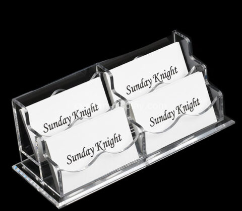 Custom acrylic multi pockets business card holders