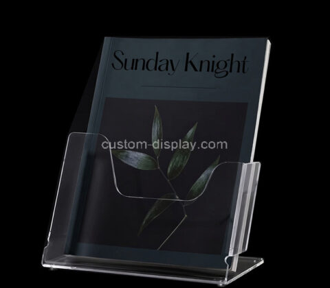 Custom acrylic desktop catalog brochure holder