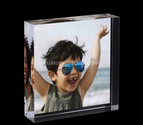Custom acrylic photo block