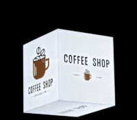 Custom acrylic coffee shop branding light box CSC-234 Custom acrylic coffee shop branding light box