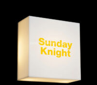 Custom acrylic retail shop branding light box CSC-235 Custom acrylic retail shop branding light box