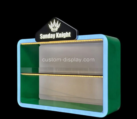 Custom acrylic lighting display cabinet