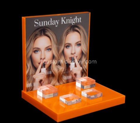 Custom acrylic nail varnish makeup LED display prop
