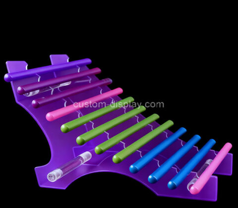 Custom acrylic pen pencil display holder shelf