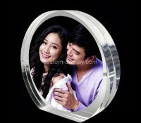 Custom round acrylic magnetic photo block CCA-330 Custom round acrylic magnetic photo block