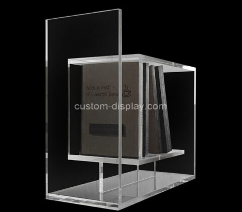 Custom acrylic countertop book stand holder