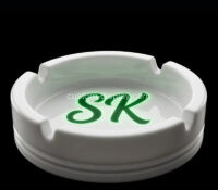 Custom acrylic round ashtray block tray CSBL-369 Custom acrylic round ashtray block tray