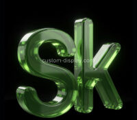 Custom acrylic letter sign block CSBL-372 Custom acrylic letter sign block