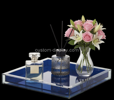 Custom plexiglass decorative sink tray