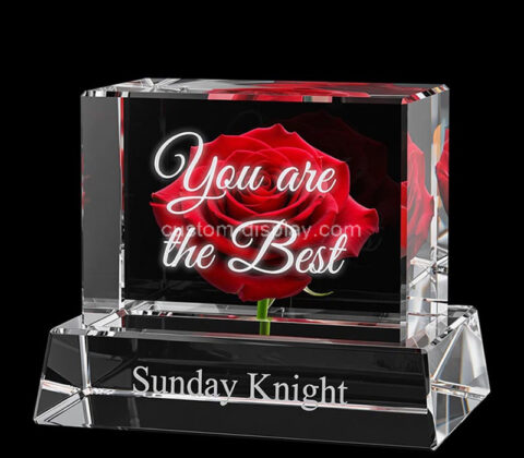 Custom acrylic trophy block