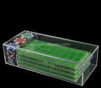 Custom acrylic mahjong game tiles storage case CSA-1889 Custom acrylic mahjong game tiles storage case