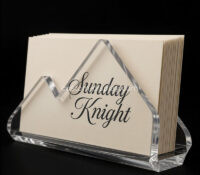 Custom acrylic countertop business card holder CSB-628 Custom acrylic countertop business card holder