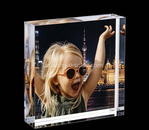 Custom acrylic photo printing block
