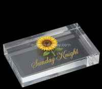 Custom acrylic photo printing paperweight CSBL-377 Custom acrylic photo printing paperweight
