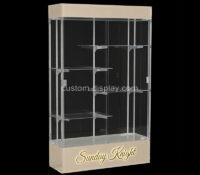 Custom acrylic 4 tiers illuminated display cabinet CSC-246 Custom acrylic 4 tiers illuminated display cabinet