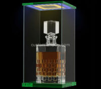 Custom acrylic wine bottle illuminated display box CSC-251 Custom acrylic wine bottle illuminated display box