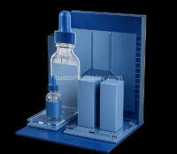Custom plexiglass rose gold beauty oil display stand CSM-904 Custom plexiglass rose gold beauty oil display stand