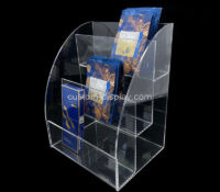 Custom acrylic 3 tiers face mask sheet display holders CSM-908 Custom acrylic 3 tiers face mask sheet display holders