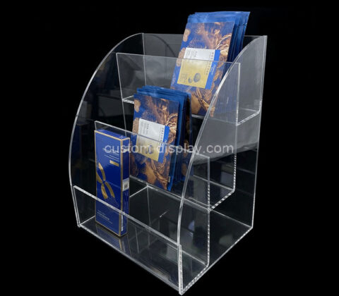 Custom acrylic 3 tiers face mask sheet display holders