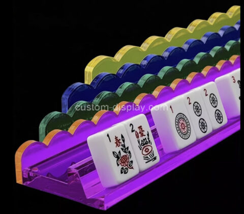 Custom acrylic American mahjong game stand holder