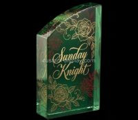 Custom acrylic premium trophy award block CCA-339 Custom acrylic premium trophy award block
