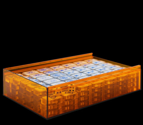 Custom acrylic American mahjong tiles set box