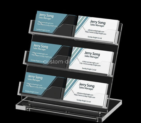 Custom acrylic exhibition business card stand holder