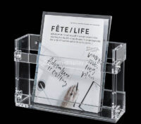 Custom acrylic magazine file stand holder CSB-632 Custom acrylic magazine file stand holder