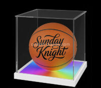 Custom acrylic basketball LED display case CSC-256 Custom acrylic basketball LED display case