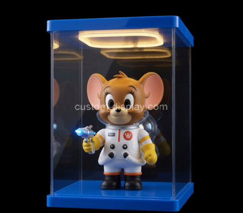 Custom acrylic collectible figure LED display box