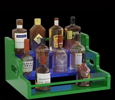 Custom acrylic KTV wine bottles LED display stand