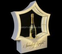 Custom star shaped acrylic KTV wine LED display stand CSL-302 Custom star shaped acrylic KTV wine LED display stand