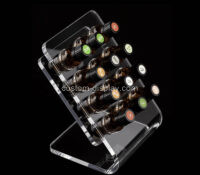 Custom L shaped acrylic essential oil display stand CSM-914 Custom L shaped acrylic essential oil display stand