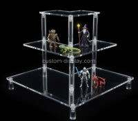 Custom acrylic retail 3 tiers display stand risers CSO-2150 Custom acrylic retail 3 tiers display stand risers