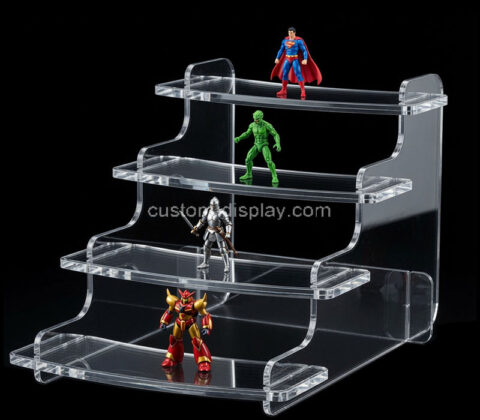 Custom acrylic 4 layers platform display shelf