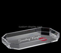 Custom octagon acrylic house chic decorative tray CST-331 Custom octagon acrylic house chic decorative tray