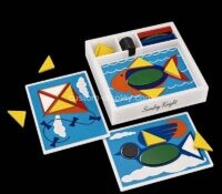 Custom acrylic beginner pattern block puzzles set box CSA-1900 Custom acrylic beginner pattern block puzzles set box