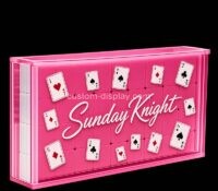 Custom acrylic rummikub set box CSA-1902 Custom acrylic rummikub set box