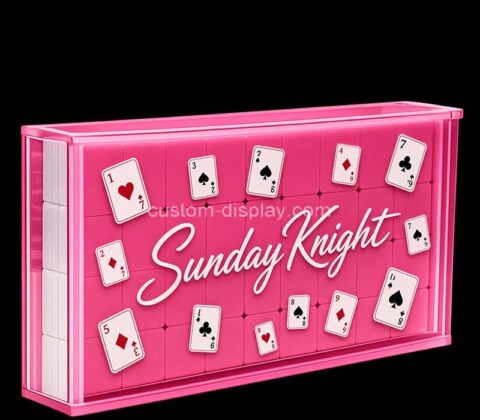 Custom acrylic rummikub set box