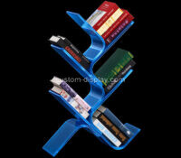 Custom acrylic book holder rack CSB-640 Custom acrylic book holder rack