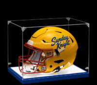 Custom acrylic football helmet LED display case CSC-259 Custom acrylic football helmet LED display case