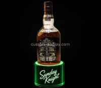 Custom acrylic wine bottle LED display stand riser CSL-305 Custom acrylic wine bottle LED display stand riser