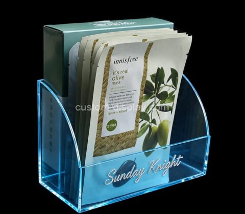 Custom acrylic facial mask display stand holder