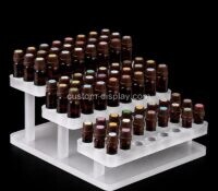 Custom acrylic 3 tiers essential oil display stand CSM-917 Custom acrylic 3 tiers essential oil display stand