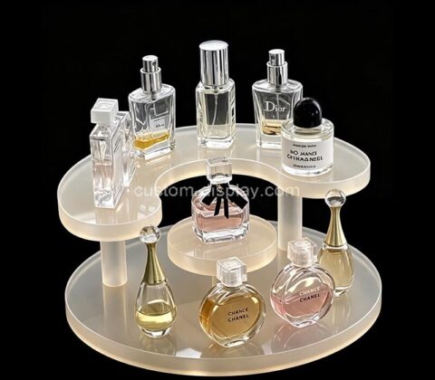 Custom acrylic creative perfume display riser stand