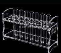 Custom acrylic science lab test tube holder rack CSO-2152 Custom acrylic science lab test tube holder rack