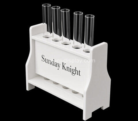 Custom acrylic test tube rack holder